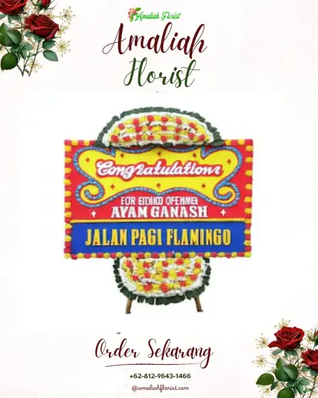 Sewa Papan Bunga Pameutingan